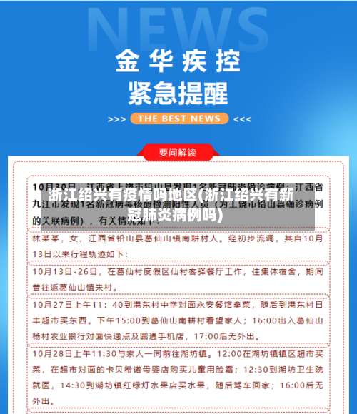 浙江绍兴有疫情吗地区(浙江绍兴有新冠肺炎病例吗)-第1张图片